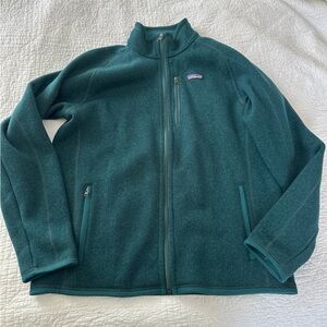 Patagonia Deep Green Full-Zip Fleece Jacket